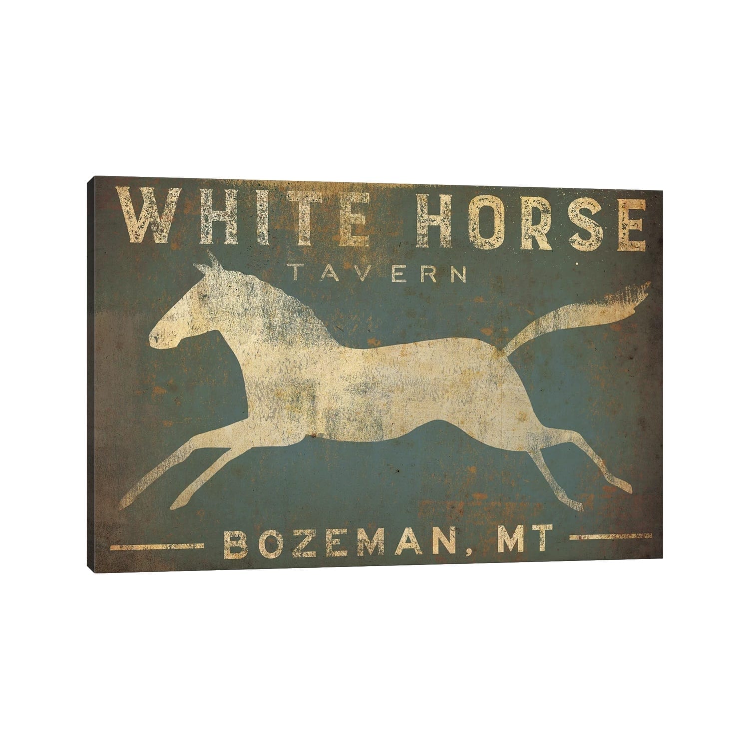 Icanvas White Horse Tavern By Ryan Fowler Canvas Print