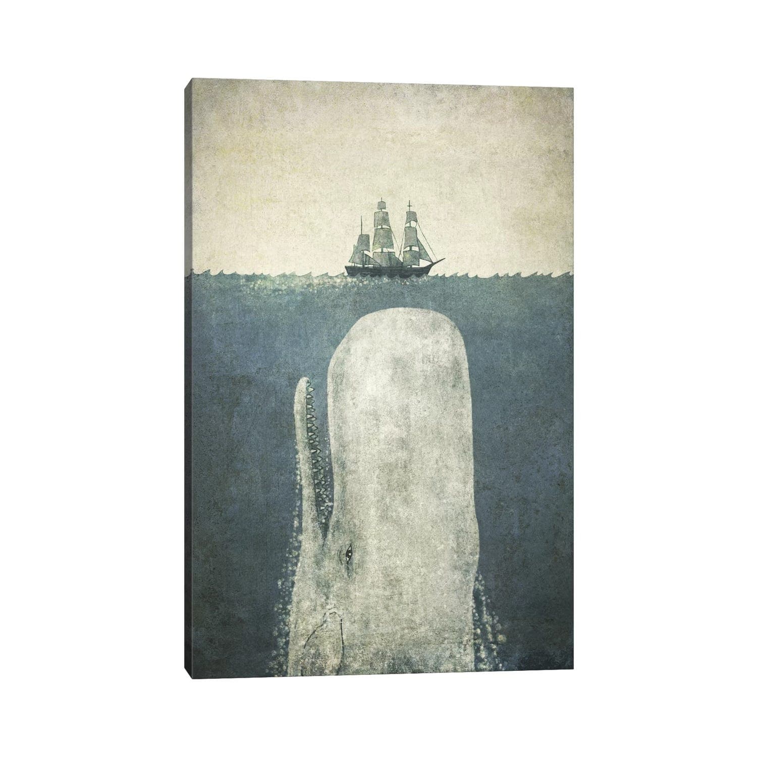 Icanvas White Whale By Terry Fan Canvas Print