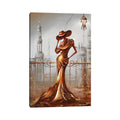 Icanvas Woman In Gold By Raen Gallery Wrapped Canvas Print