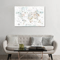 Icanvas World Traveler I Dot Bg By Laura Marshall Gallery Wrapped Canvas Print