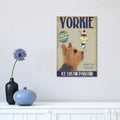 Icanvas Yorkshire Terrier Ice Cream By Fab Funky Canvas Print