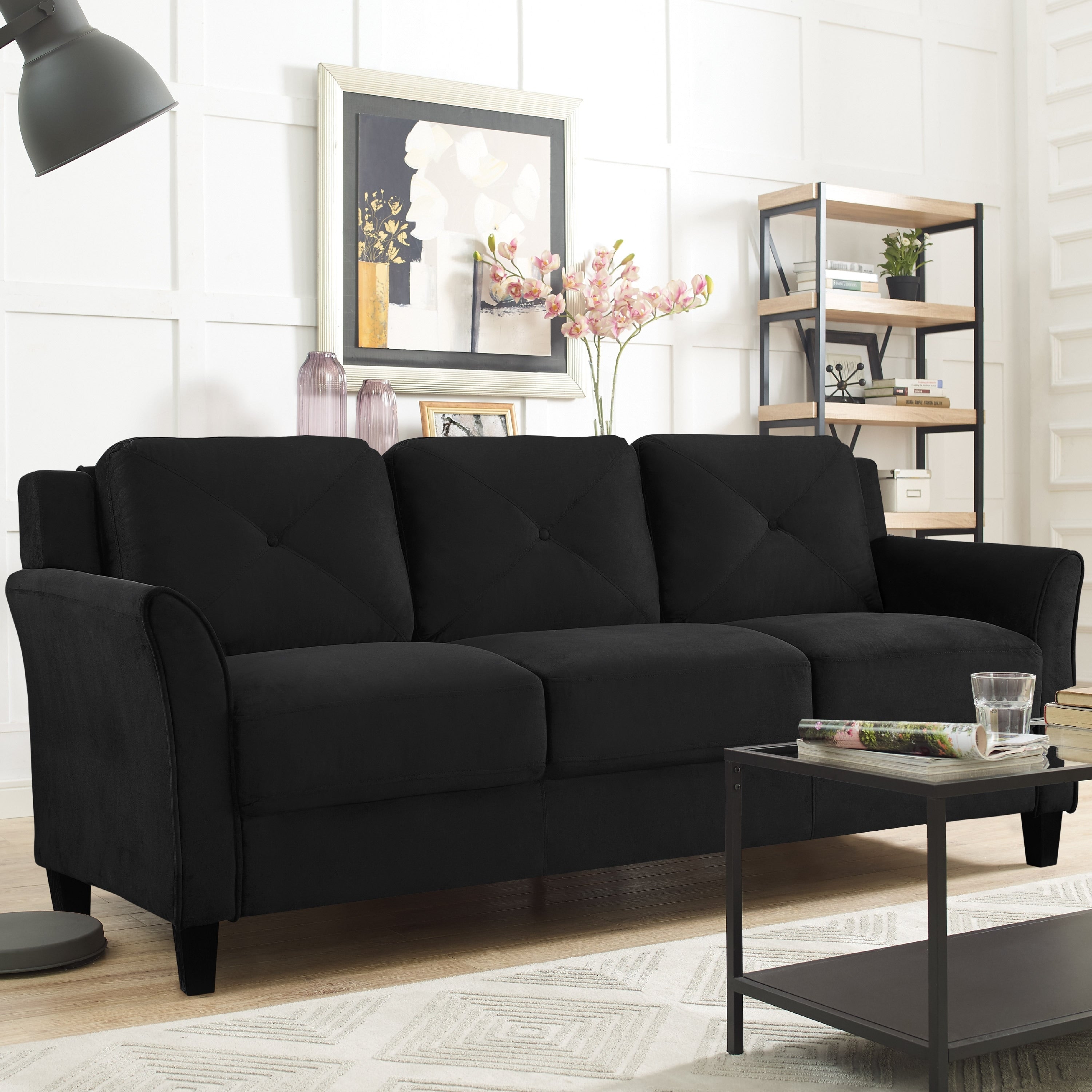 Lifestyle Solutions Harvard Microfiber Sofa