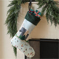 Ice Skaters Cotton Stocking