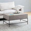 Industrial Storage Pop-Up Coffee Table - Grey