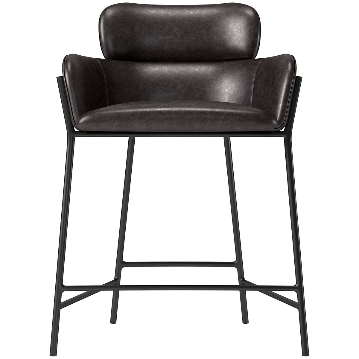 Azalea Leather Chair Bello Black