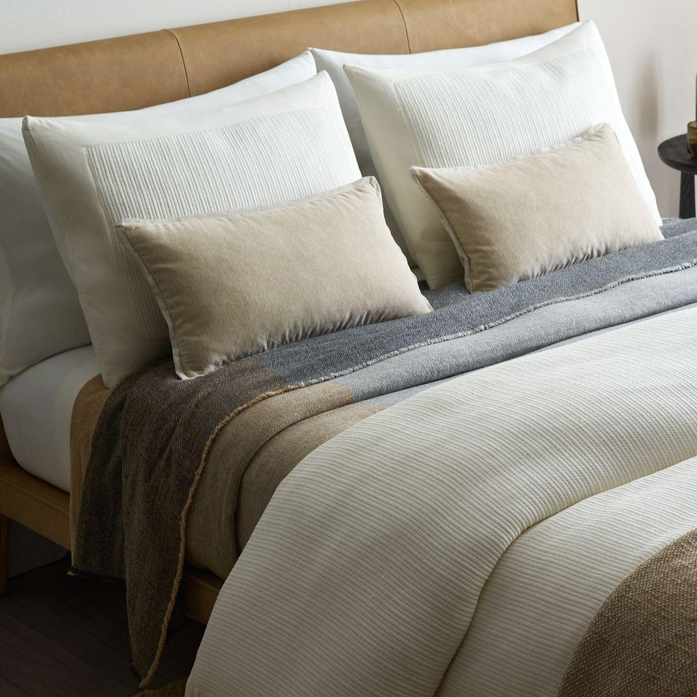 Jersey TENCEL™ Modal Ribbed Border Duvet Cover and Pillowcases