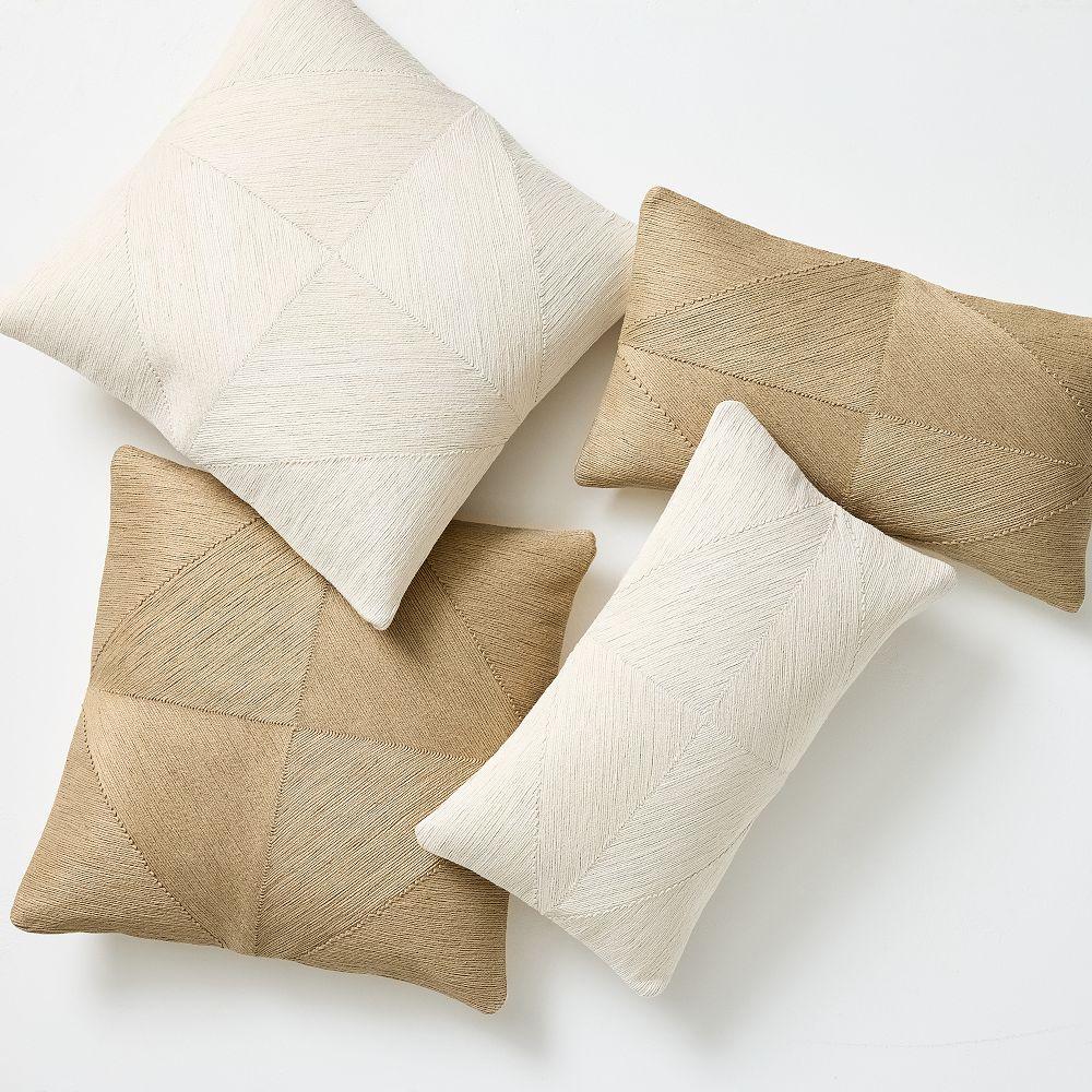 Jute Geo Cushion Cover