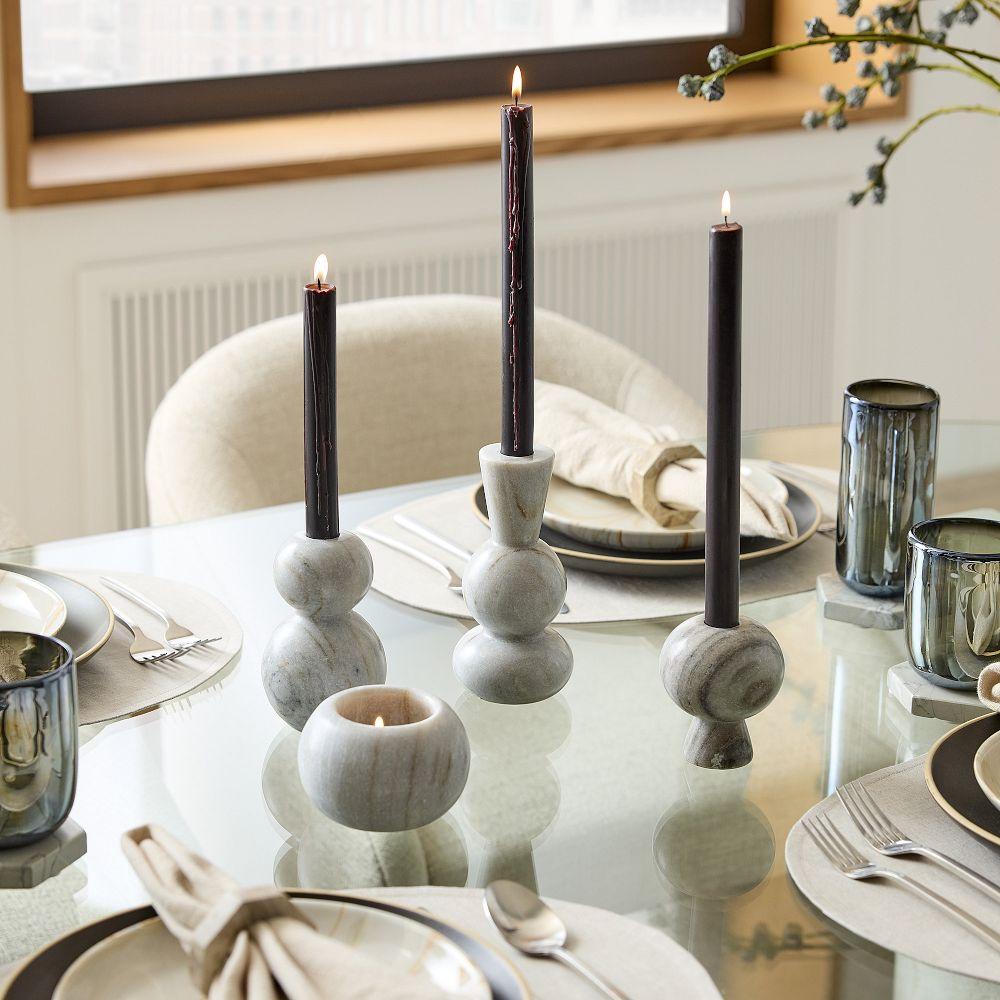 Kali Marble Candleholders