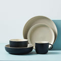 Kaloh Stoneware Dinnerware - Black