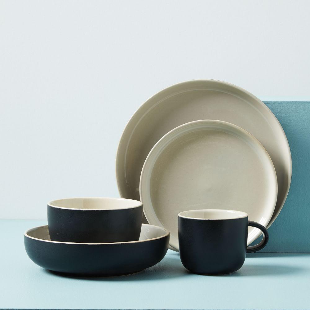 Kaloh Stoneware Dinnerware - Black