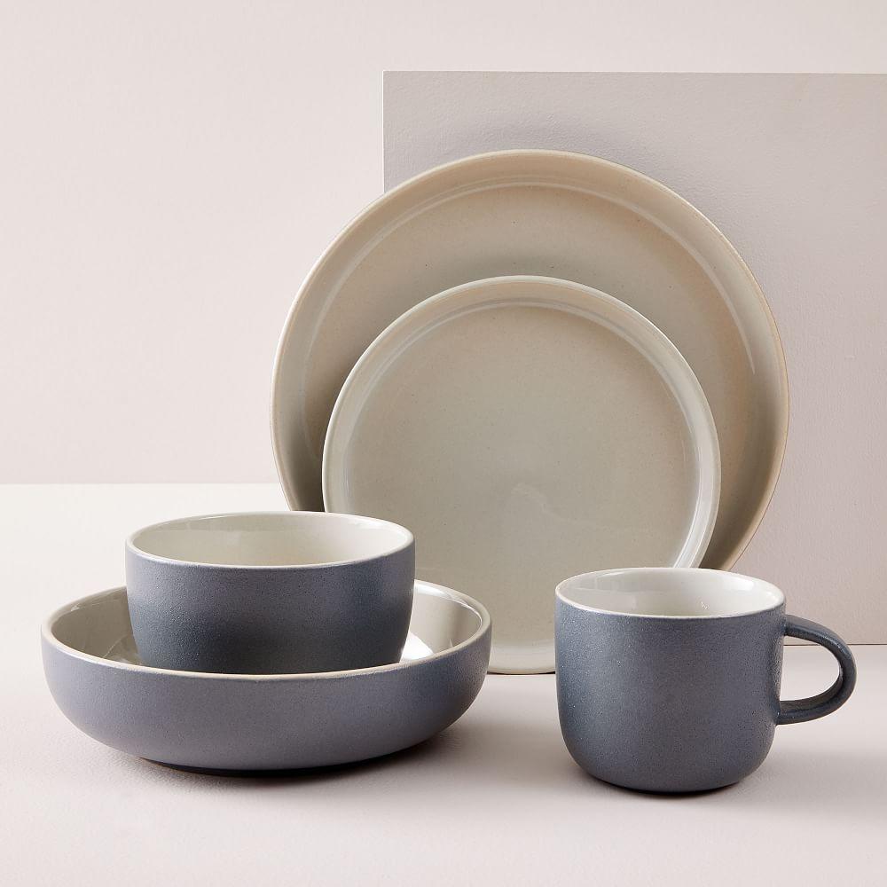 Kaloh Stoneware Dinnerware - Anchor Grey