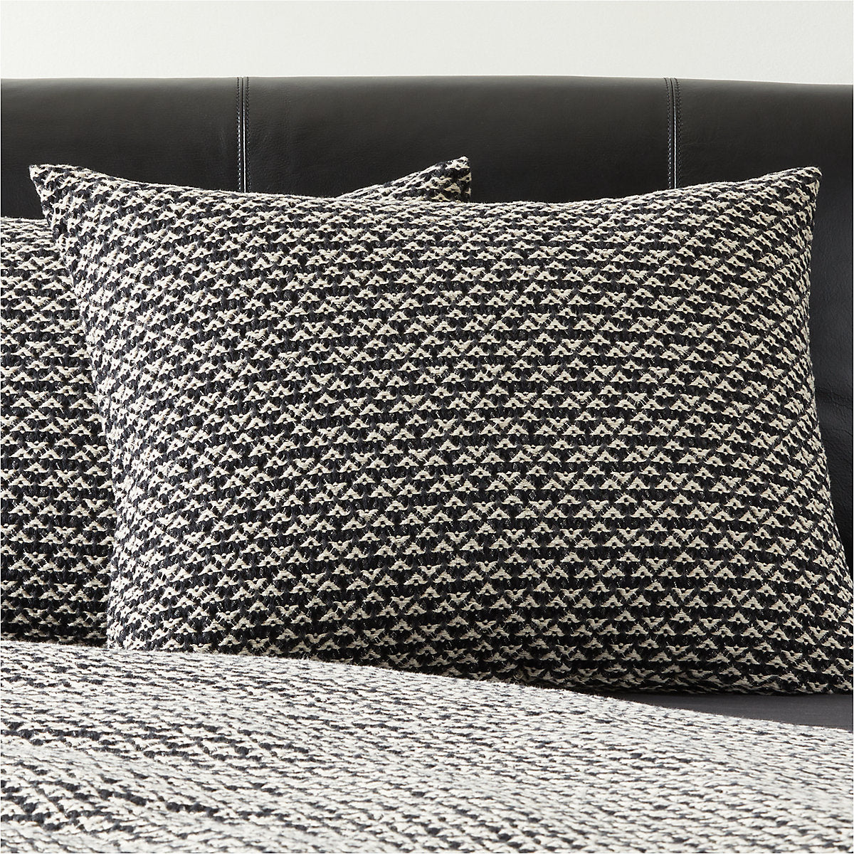 Kamet Organic Cotton Black King Duvet Cover