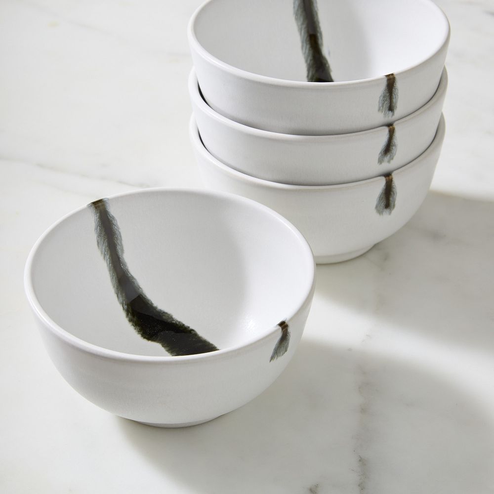 Kanto Stoneware Ink Brush Dip Bowl