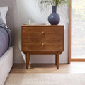 Keira Solid Wood Bedside Table (64 cm)