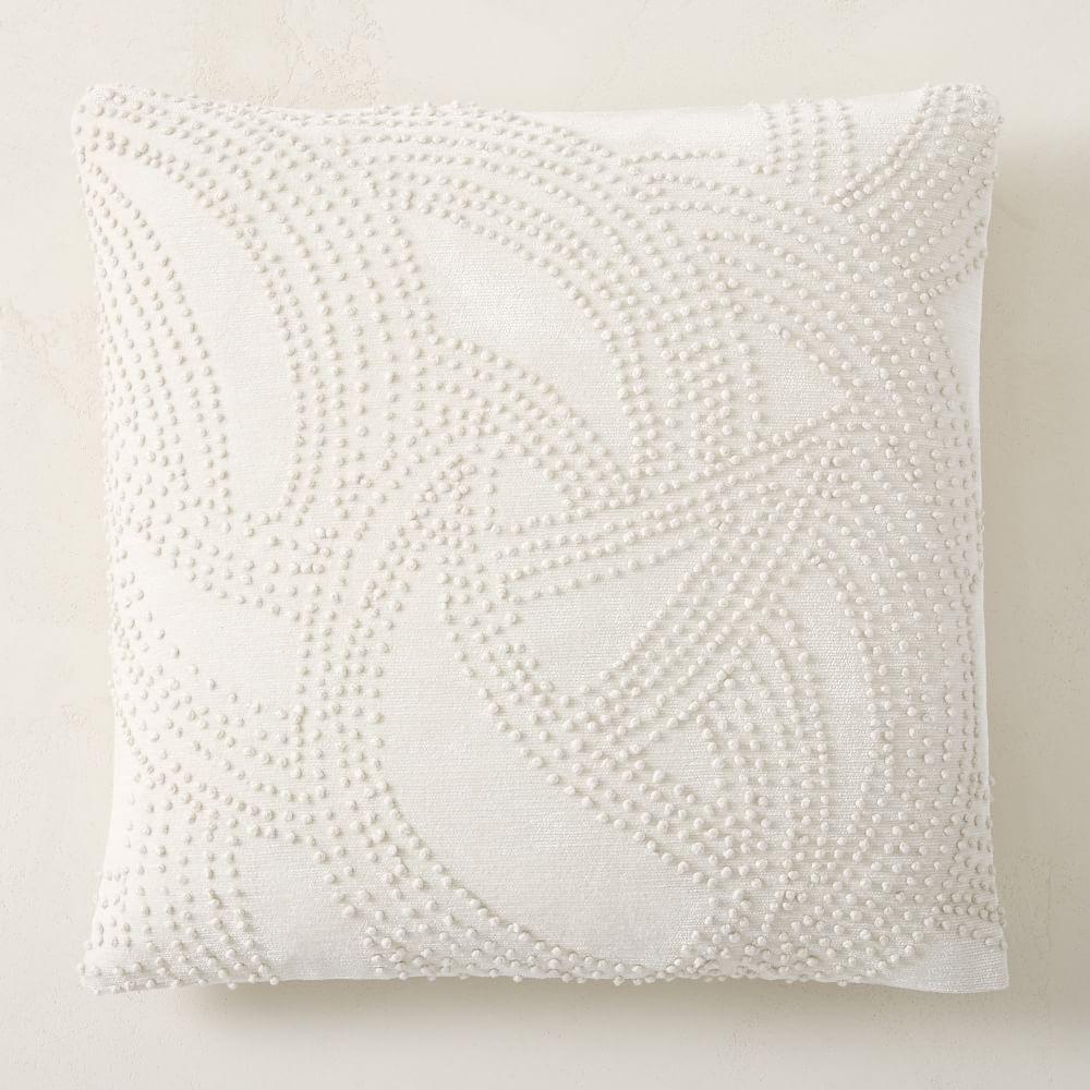 Knot Embroidered Cushion Cover