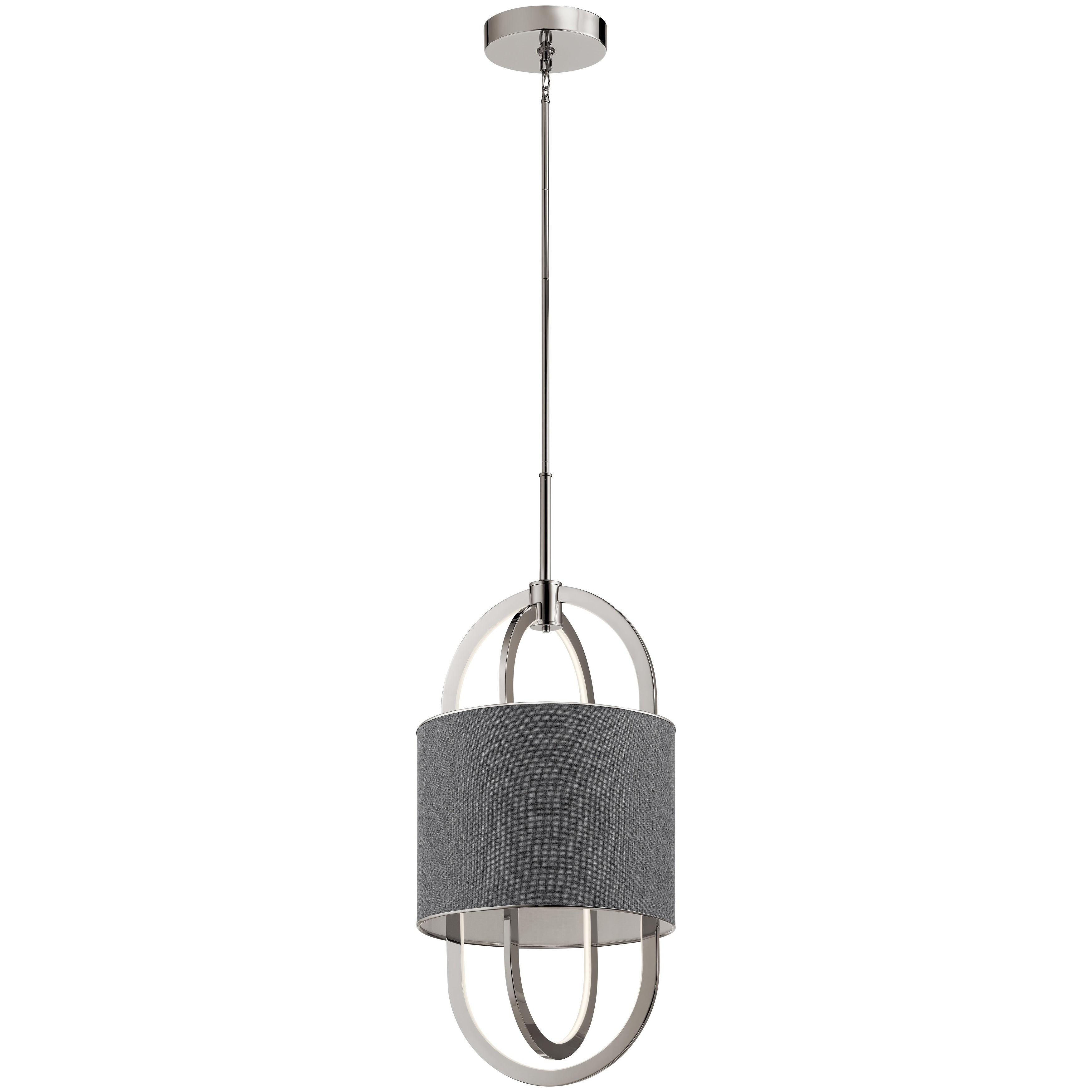Lan Jolana Polished Nickel Led Pendant
