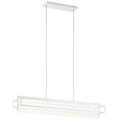 Lan Vega Led Linear Chandelier White