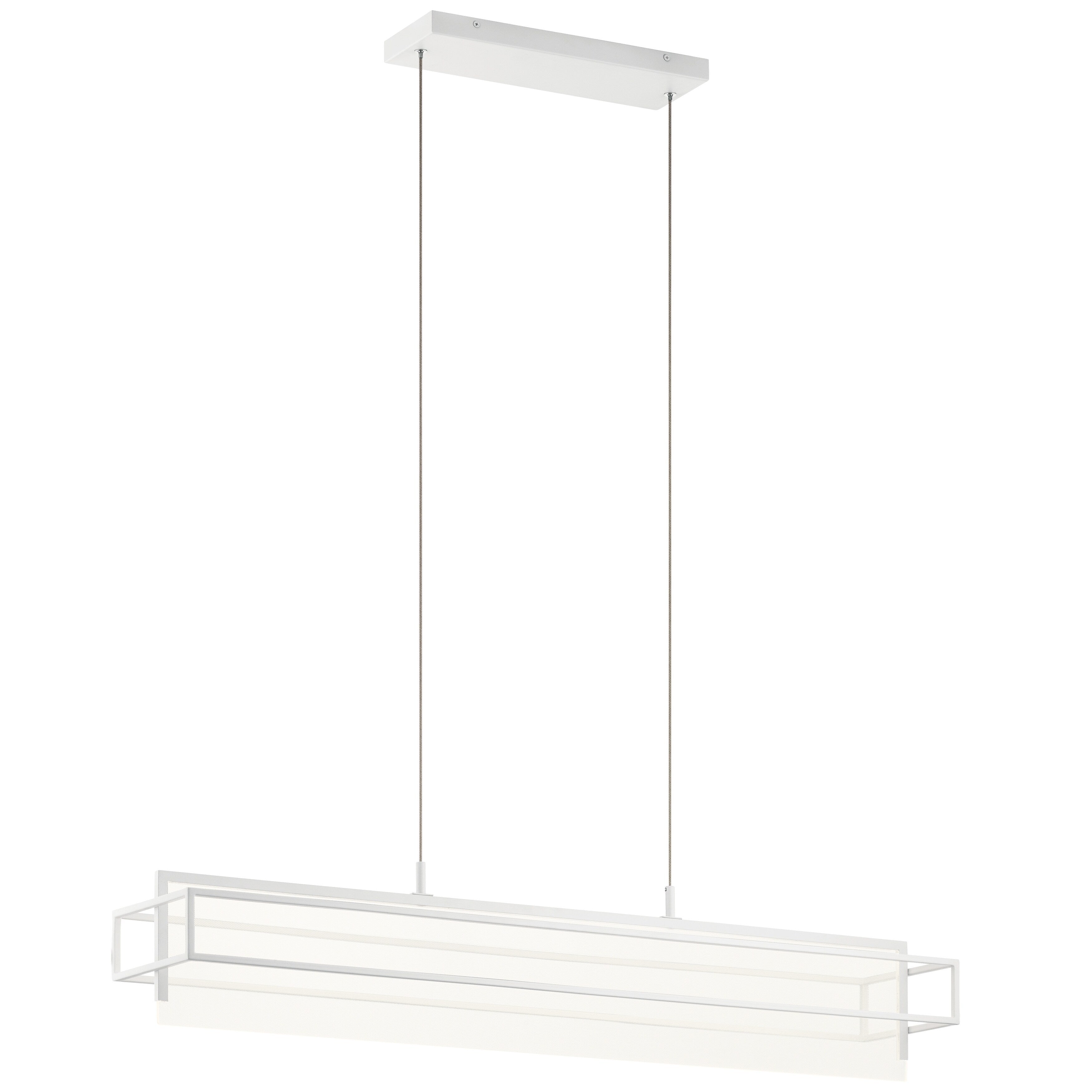 Lan Vega Led Linear Chandelier White