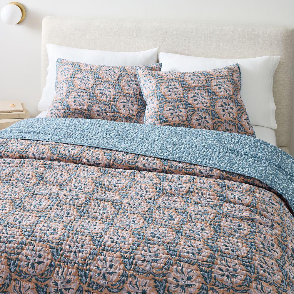 Lennon Floral Reversible Bedspread & Pillowcases