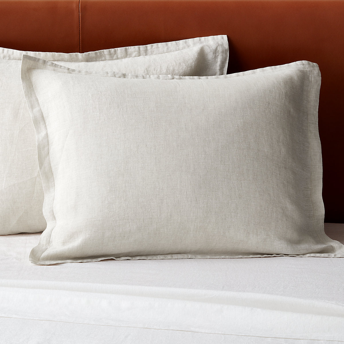 EUROPEAN FLAX-Certified Linen Flax King Pillowcases Set of 2