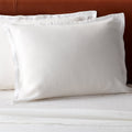 Classic EUROPEAN FLAXâ¢-Certified Linen White Full/Queen Duvet