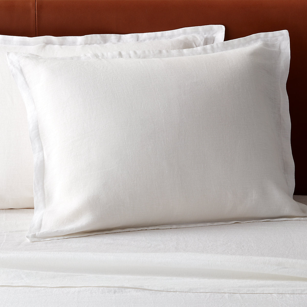 Classic EUROPEAN FLAXâ¢-Certified Linen White King Duvet