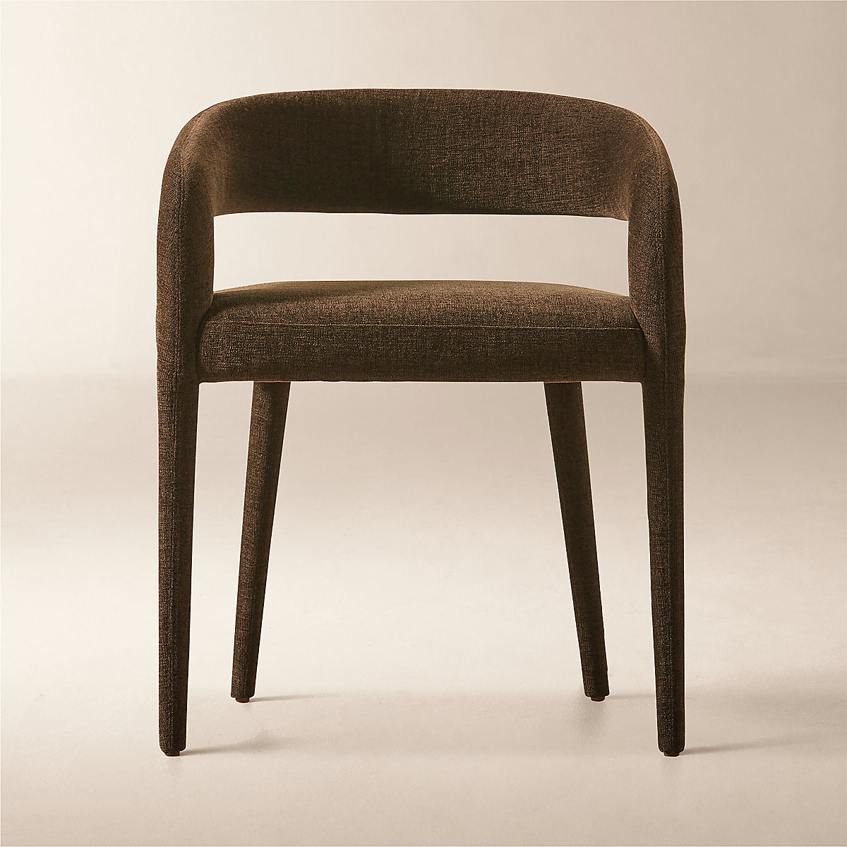 Lisette Brown Performance Fabric Bar Stool