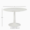 Liv Round Marble Dining Table