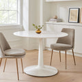 Liv Round Lacquer Dining Table (112 cm)