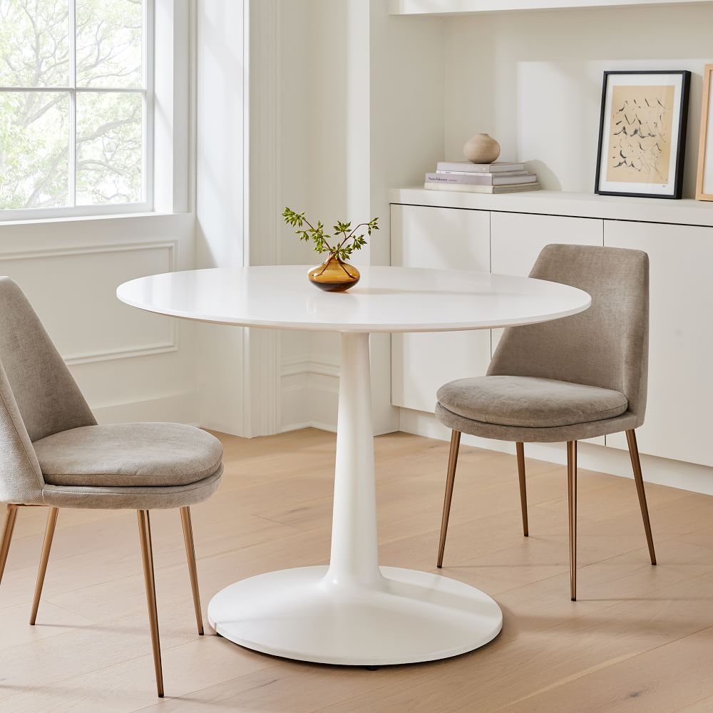 Liv Round Lacquer Dining Table (112 cm)