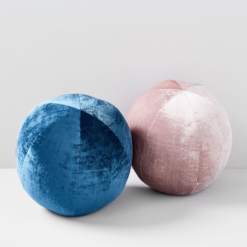 Lush Velvet Sphere Cushion