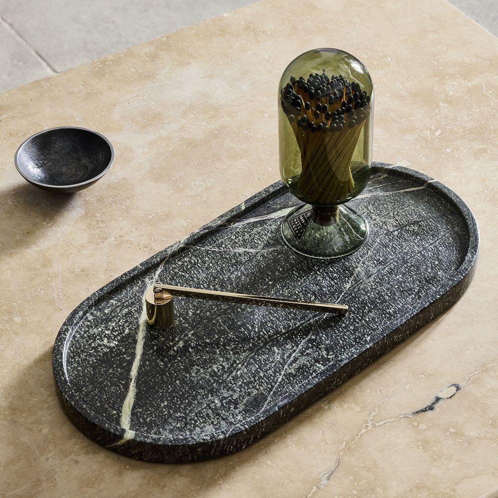 Marble Pill Shaped Tray