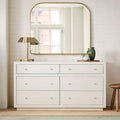 Mayson Painted Grasscloth 6-Drawer Chest (152 cm)