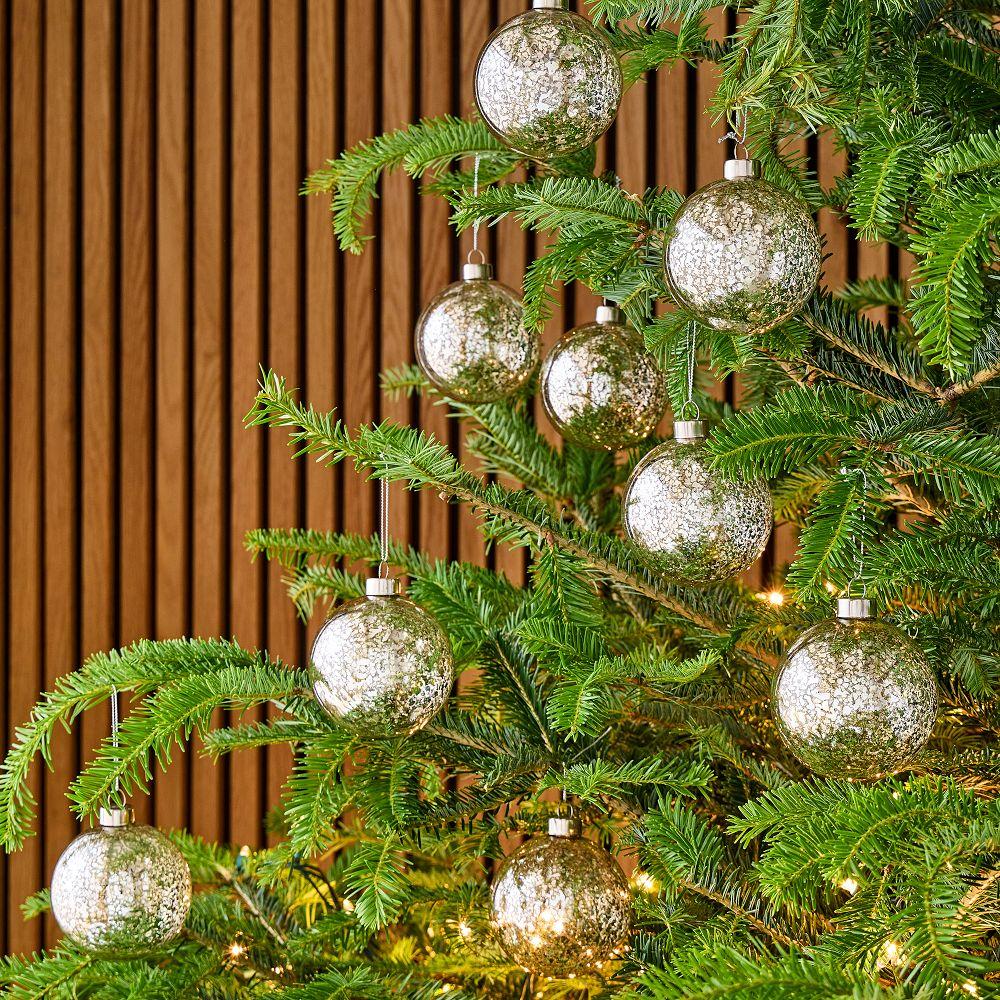 Medium Mercury Ball Baubles (Set of 9)
