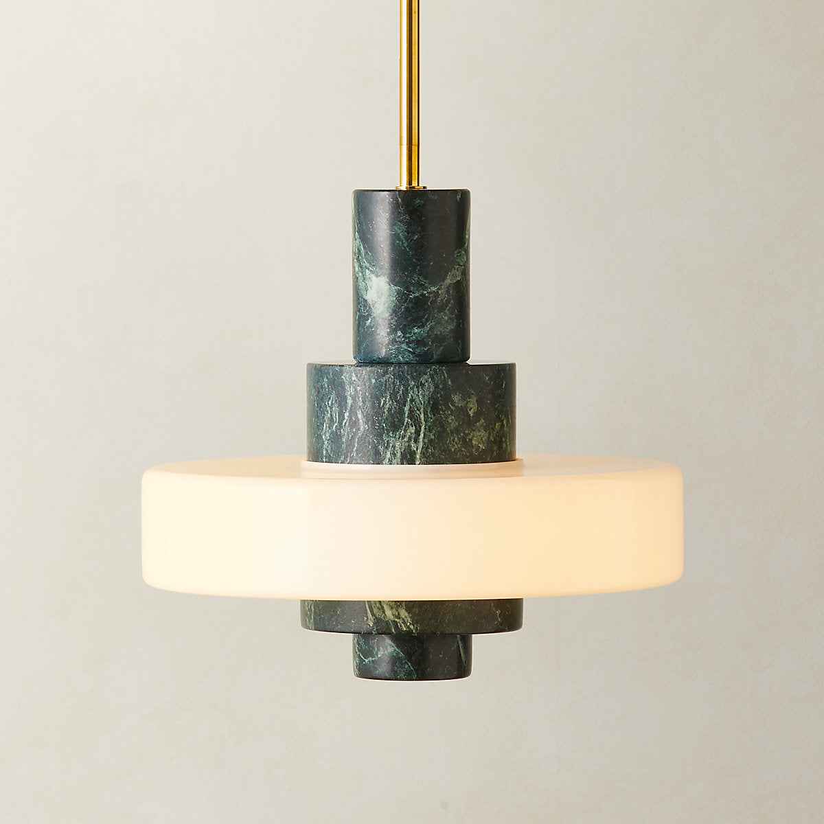 Mercury Green Marble Table Lamp