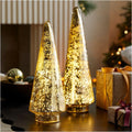 Light-Up Mercury Shadow Tabletop Trees