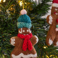 Meri Meri Felt Gingerbread Family Baubles (Set of 3)