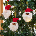 Meri Meri Felt Santas Baubles (Set of 3)