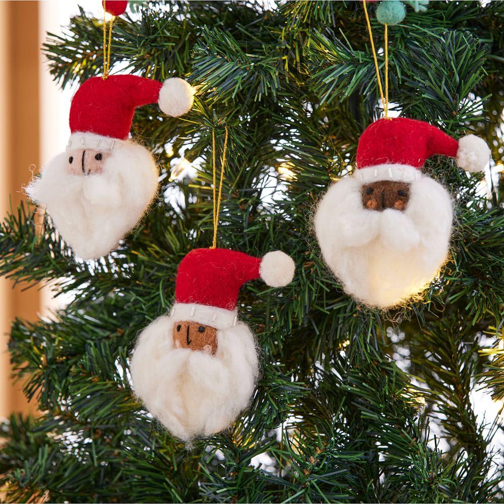 Meri Meri Felt Santas Baubles (Set of 3)