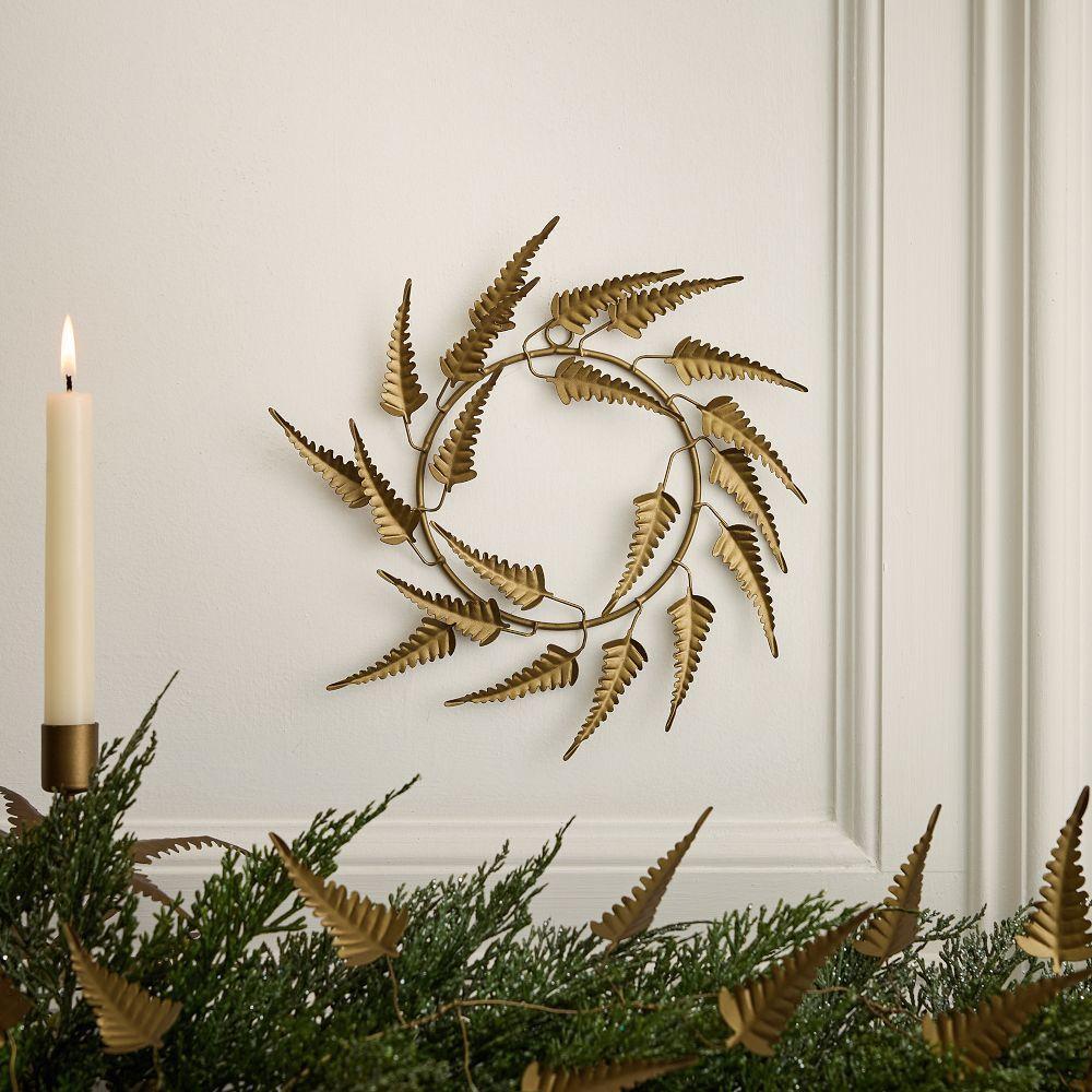 Metal Botanical Wreath