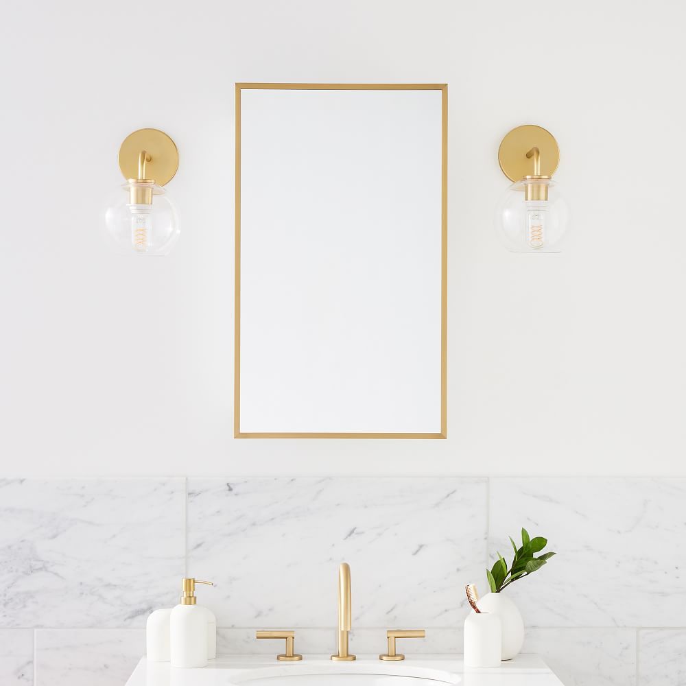 Metal Frame Medicine Cabinet