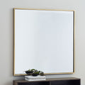 Metal Framed Square Mirror