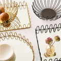 Metal Wave & Mirror Trays