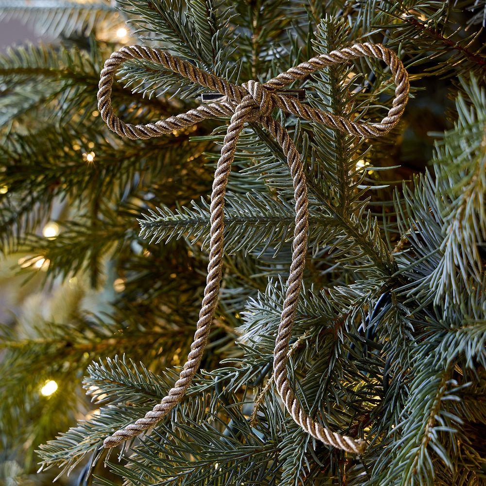 Metallic Bow Clip-On Bauble