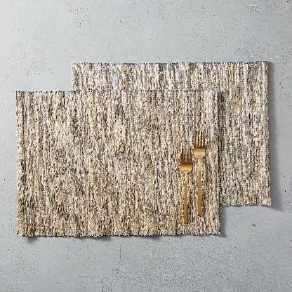 Metallic Laced Placemats (Set of 2)