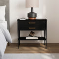 Metalwork Bedside Table (71 cm)
