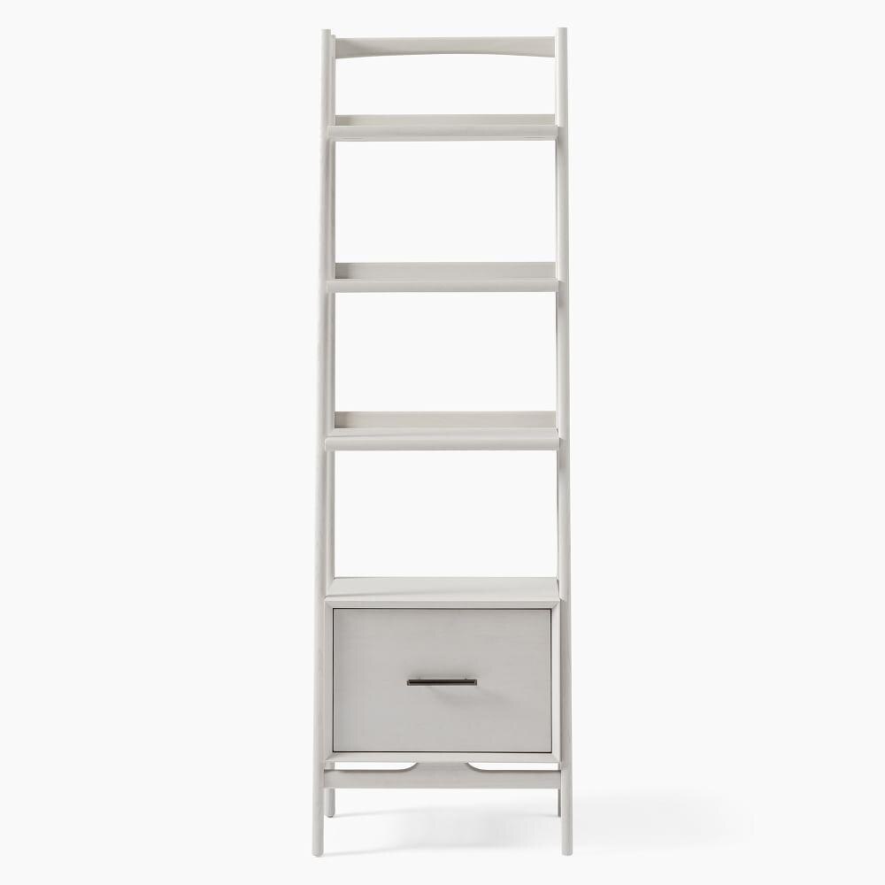 Mid-Century 56 cm Bookshelf - Pebble