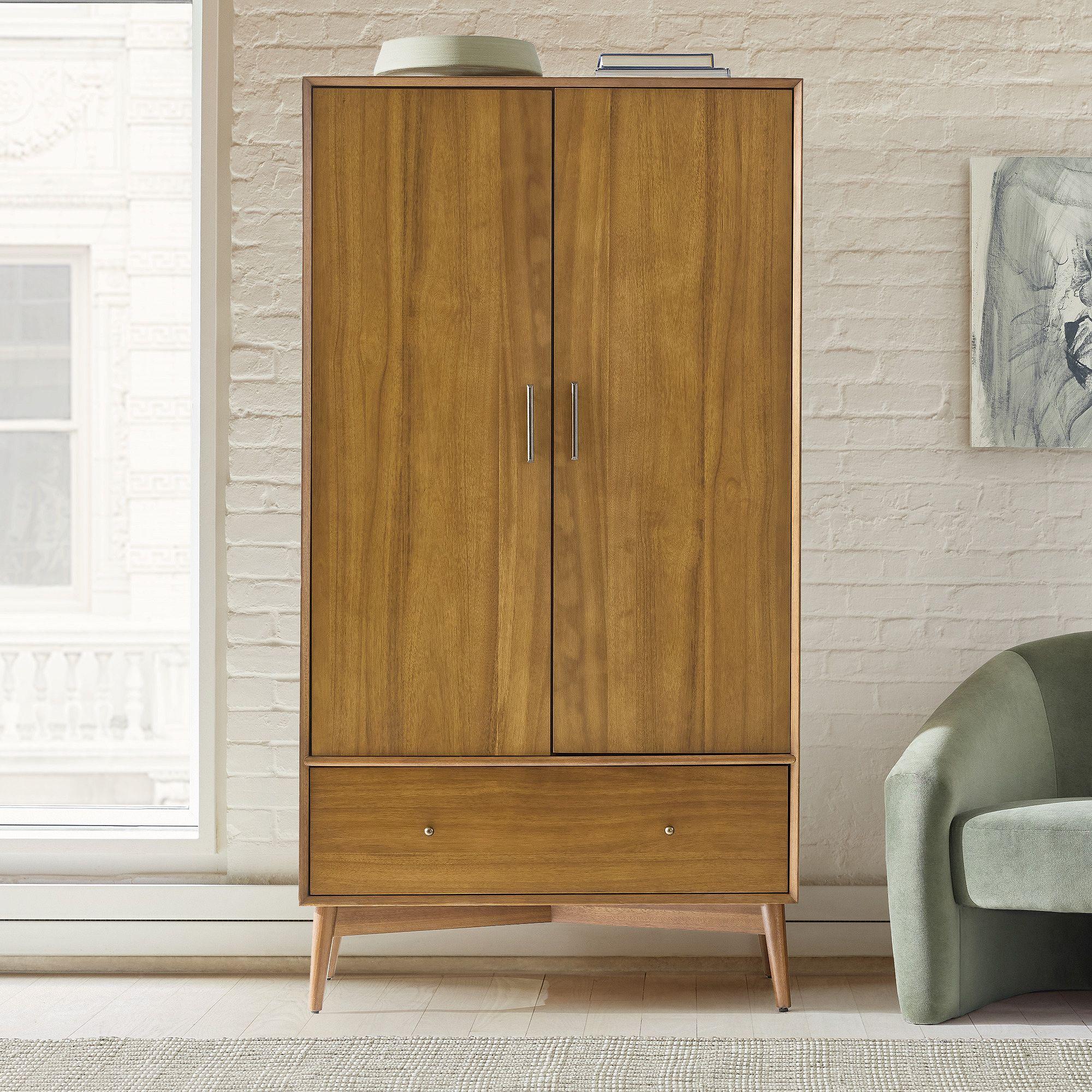 Mid-Century Modern Armoire (97 cm)