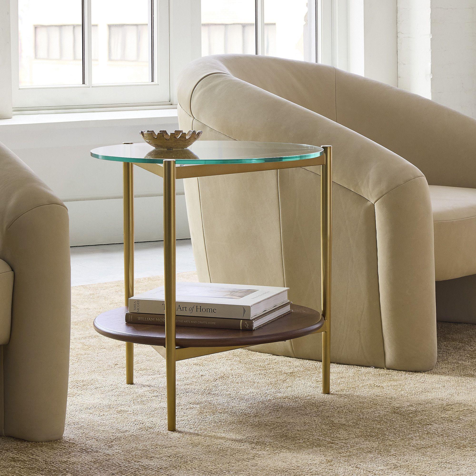 Mid-Century Modern Art Display Side Table (51 cm)