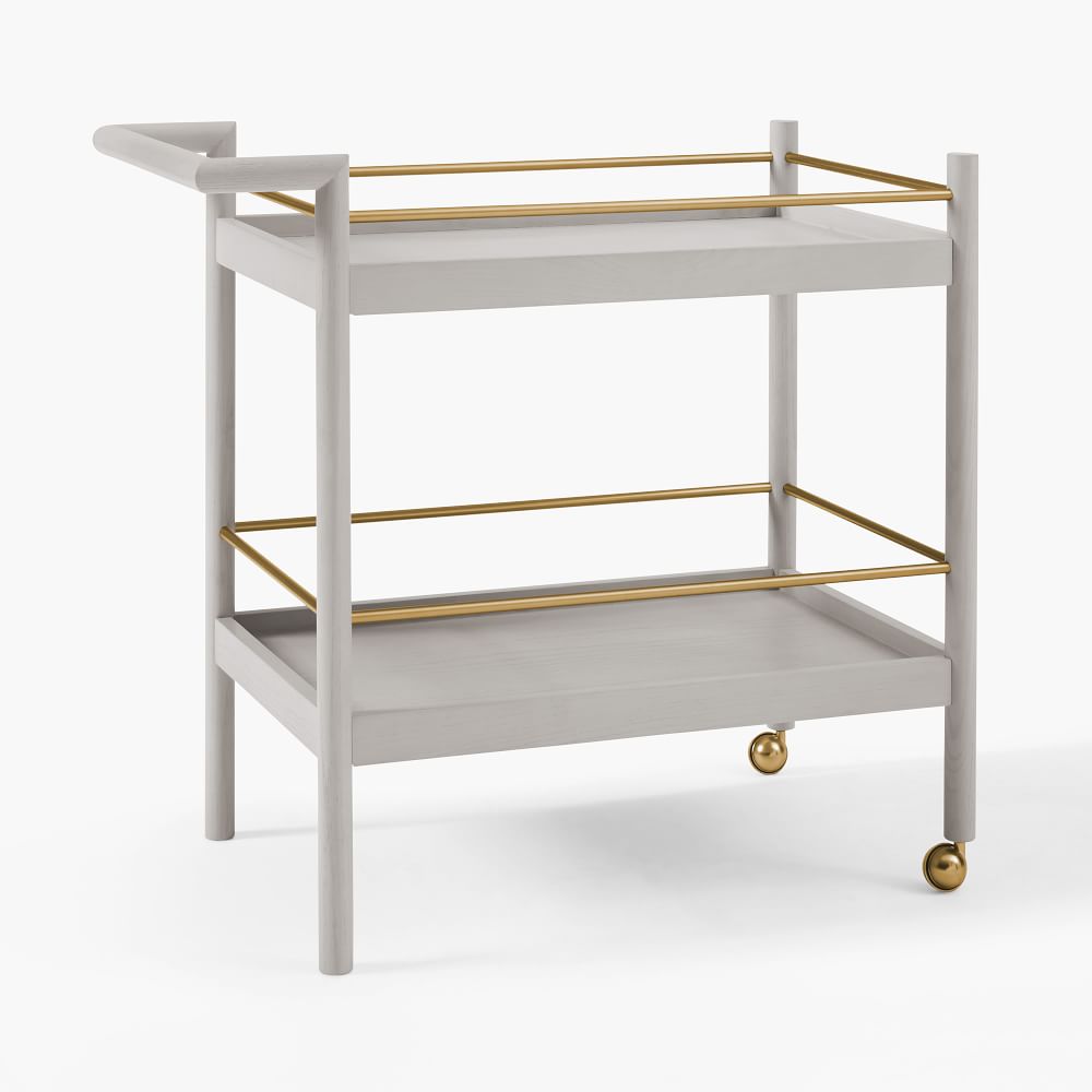 Mid-Century Bar Cart - Pebble